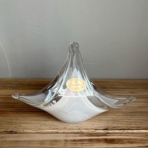 Murano hand blown Art Glass Basket/bowl